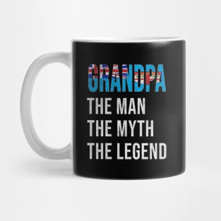 Grand Father Fijian Grandpa The Man The Myth The Legend - Gift for Fijian Dad With Roots From  Fiji Mug